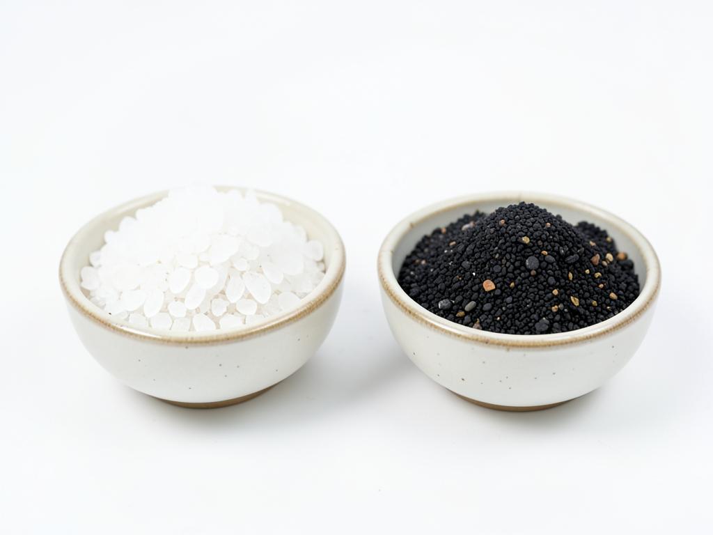 Pure White & Black Salt